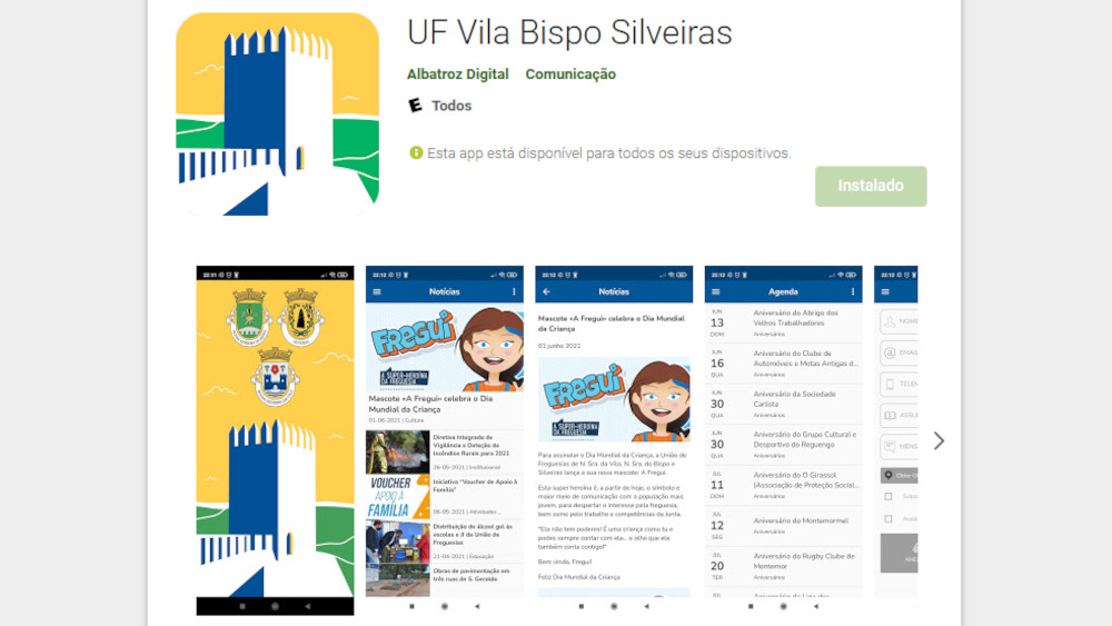 Nova versão da APP de Vila Bispo Silveiras já disponível
